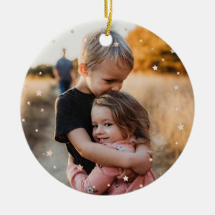 enfants photo ornements or étoiles moderne