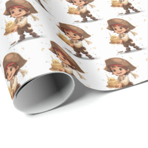 Enfants Pirate Anniversaire Cadeau Papier à envelo