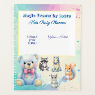 Enfants Planificateur de fête Pastel Teddy Bear Co