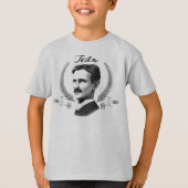 Enfants pour le T-shirt de Tesla (Devant)