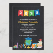 Enfants Primaire Célébration Invitation (Devant / Derrière)