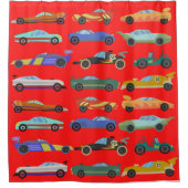 Enfants Red Race Voiture Douche rideau (Devant)