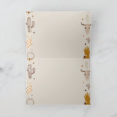 Enfants Rodeo Cowboy Rustique Western Invitation (Intérieur)