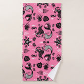 Enfants Sirène Rose (Serviette de bain)