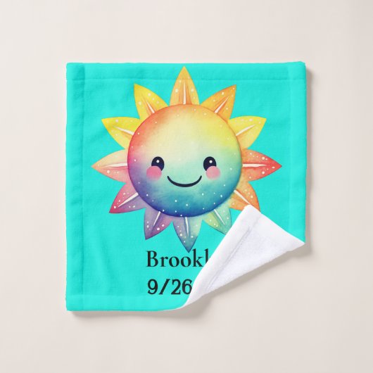 Enfants Soleil multicolore (Gant de toilette)