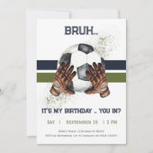 Enfants Sports Football Invitation Garçons (Devant)