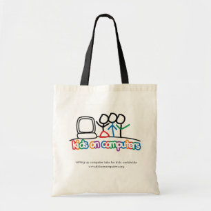 Enfants sur le sac fourre-tout à ordinateurs
