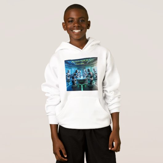 Enfants Sweat - shirt à capuche-IA Tech (Devant entier)