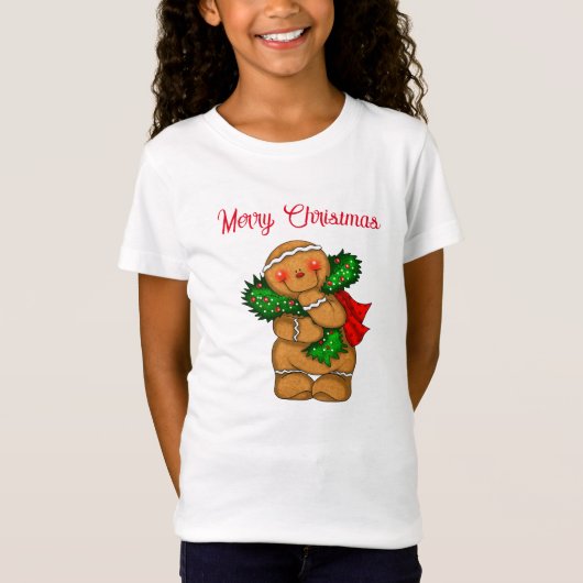Enfants T-shirt Gingerbread Personne (Devant)
