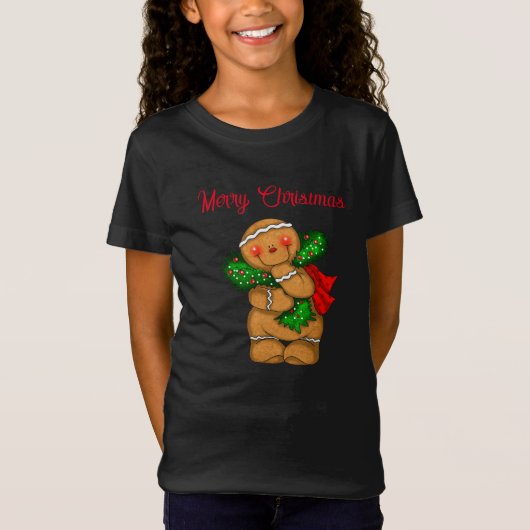 Enfants T-shirt Gingerbread Personne (Devant)
