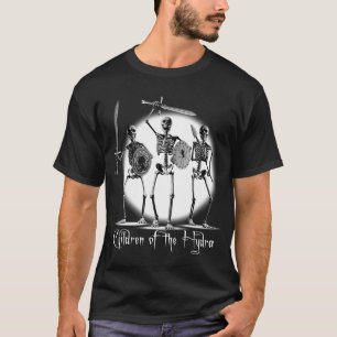"Enfants T-shirts (foncé) de squelettes d'hydre"
