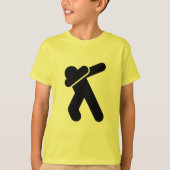 Enfants tamponnant le T-shirt de limande (Devant)