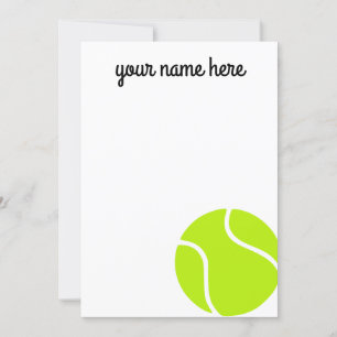 Enfants Tennis Personnalisé Merci Cartes