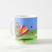 Enfants Thanksgiving bébé Turquie Mug (Devant gauche)