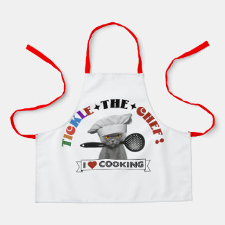 Enfants "Tickle the Chef" Drôle tablier de chat, R