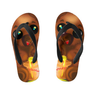 Enfants Tongs de dessin animé Honey Bear Kid