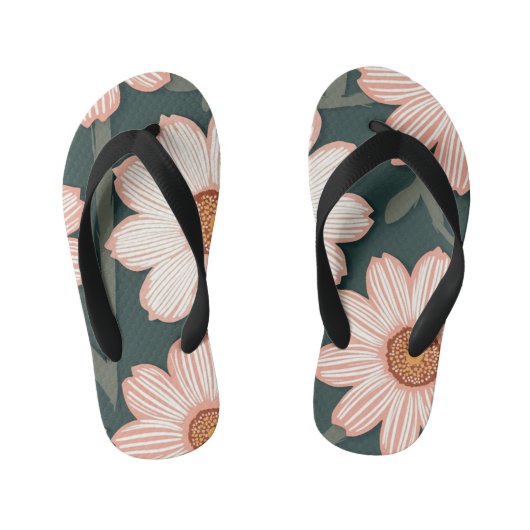 Enfants tongs de fleurs (Semelle)
