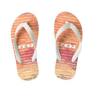 Enfants Tongs en roseaux blancs Zen
