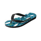 Enfants Tournes de tongs de mignons (Incliné)