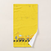 Enfants Véhicule de construction Personnalisé Garç (Serviette à main)