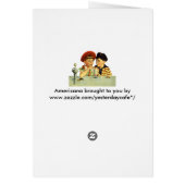 Enfants vintages, garçons et filles partageant une (Dos)