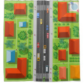 Enfants Voitures de banlieue Douche rideau (Devant)