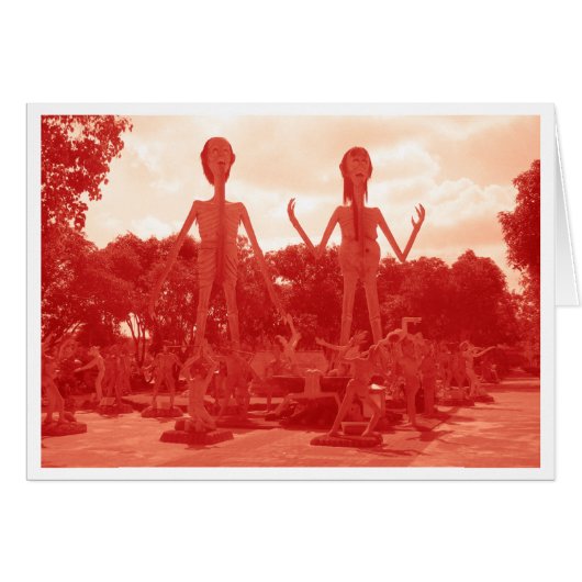 Enfer bouddhiste... Carte Thaïlande (Devant horizontal)