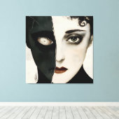 Enfer Silencieux - Impression sur toile étirée d'a (Insitu (Plancher de Bois))