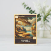 Enfield, Connecticut | Carte postale Vintage (Debout devant)