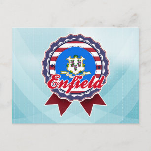 Enfield, CT Briefkaart