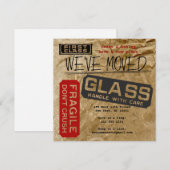 Enfile-le ! Faire-part de déplacement (Devant / Derrière)