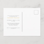 Enfin carte postale de faire-part d'obtention du (Dos)