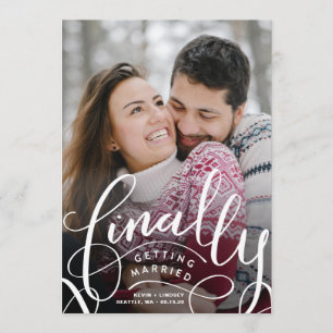 Enfin Se marier Enregistrer la carte Date