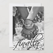 Enfin un Faire-part Fiançailles (Devant)