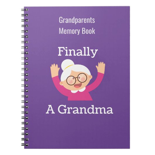 Enfin, un livre de mémoire grand-mère (Devant)