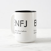 ENFJ Changer des vies Mug Cadeau (Devant gauche)