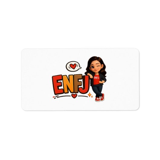 ENFJ ETIKET (Voorkant)