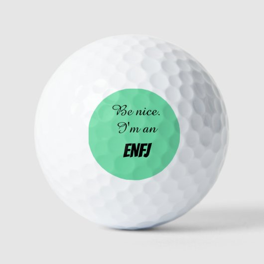 ENFJ Golfballen (Voorkant)