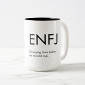 ENFJ Het veranderen van levens Mok Gift (Voorkant rechts)