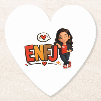 ENFJ KARTONNEN ONDERZETTERS
