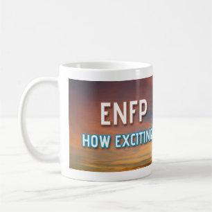 ENFP "Hoe spannend" Mok van ballonnen