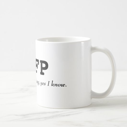 ENFP Unbelevably charmant, oui je connais la tasse (Droite)