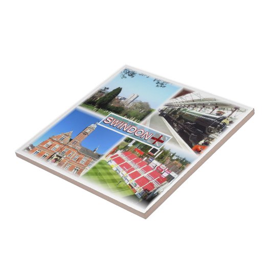 ENG014 SWINDON, Engeland, Europa, Tegeltje (Zijkant)