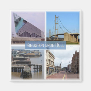 ENG017 KINGSTON upon HULL, Yorkshire, Fridge Magneet