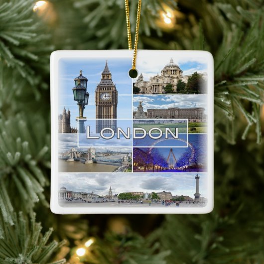 ENG025 LONDON, Big Ben, Westminster, Keramisch Ornament (Boom)
