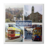 ENG033 DERBY, England, Europe, Fridge Tegeltje (Voorkant)