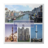 ENG036 WEYMOUTH, Engeland, Europa, Tegeltje (Voorkant)
