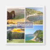 ENG037 DORSET, Engeland, Europa, Fridge Magneet (Voorkant)