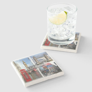 ENG048 LONDON, Engeland, Europa, Stenen Onderzetter