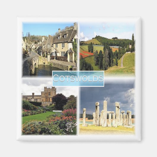 ENG049 COTSWOLDS, Engeland, Europa, Fridge Magneet (Voorkant)